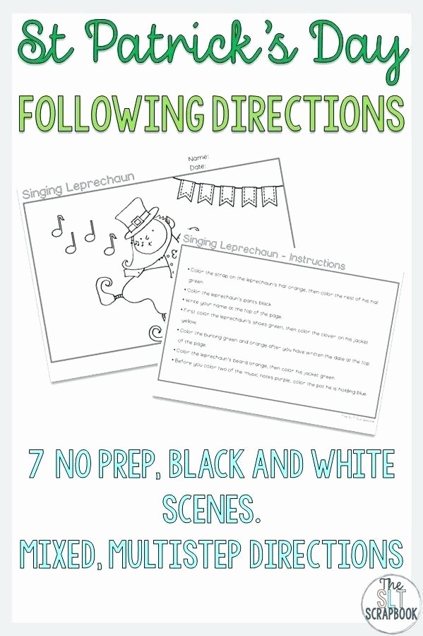 Following Directions Coloring Worksheet Worksheets Following Directions for Graders Grade 3