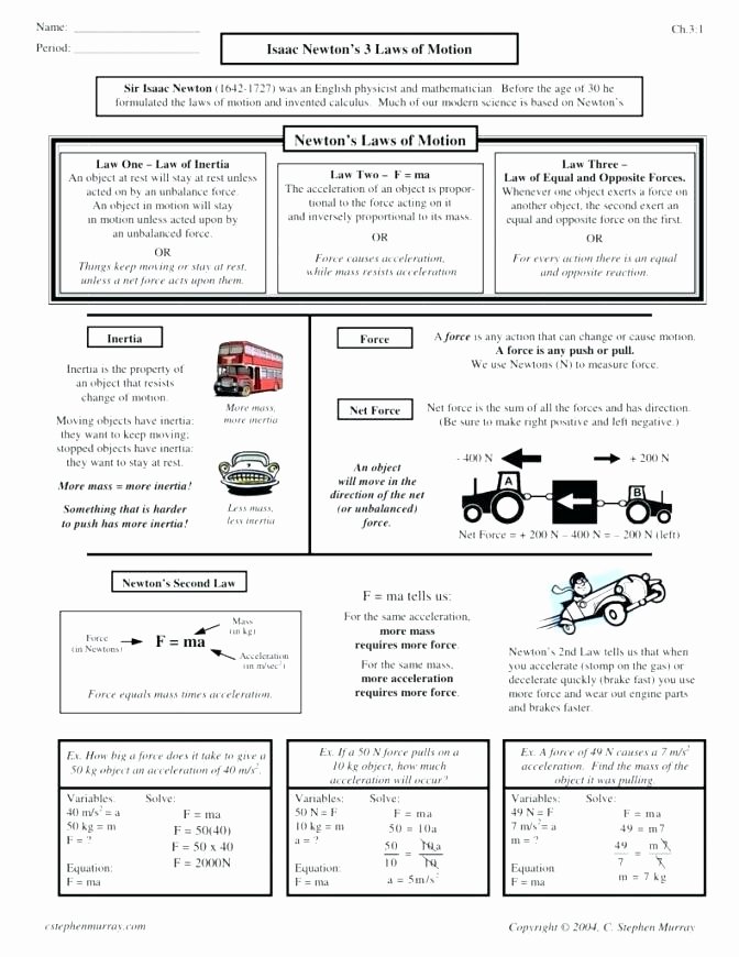 Force and Motion Printable Worksheets Grade 2 Science Worksheets force and Motion Energy for All
