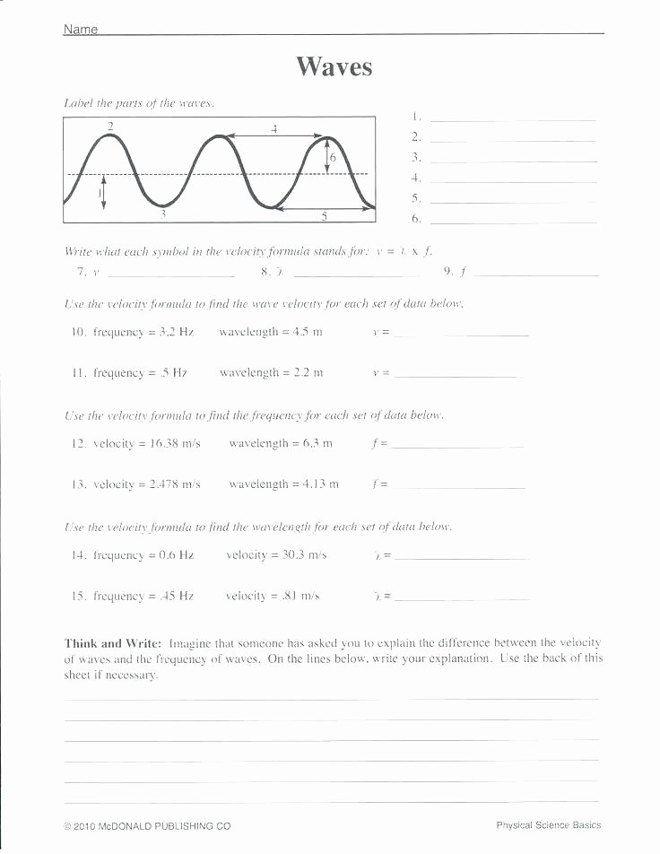 Force and Motion Worksheet Answers Elegant Free Printable Grade Science Worksheets forces Motion
