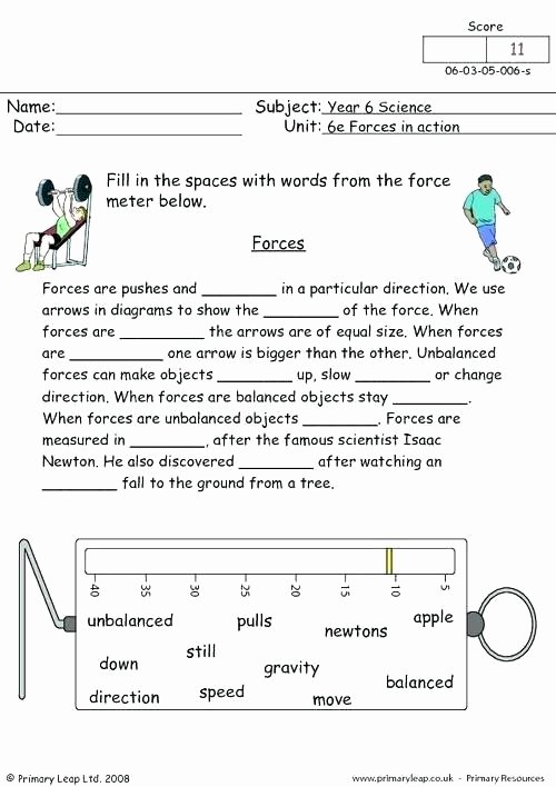 Force and Motion Worksheet Answers Luxury Physical Science force and Motion Worksheets Free Library
