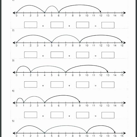 Fraction Number Line Worksheet Fractions and Mixed Numbers On A Number Line Worksheets