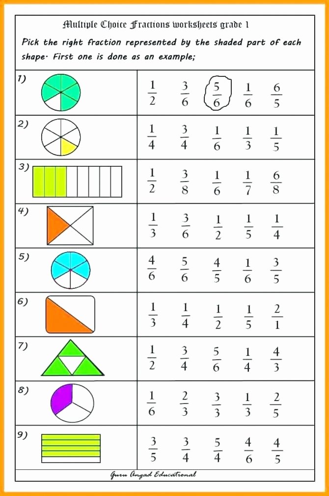 Fractions Common Core Worksheets 4th Grade Math Equivalent Fractions Worksheets Printable