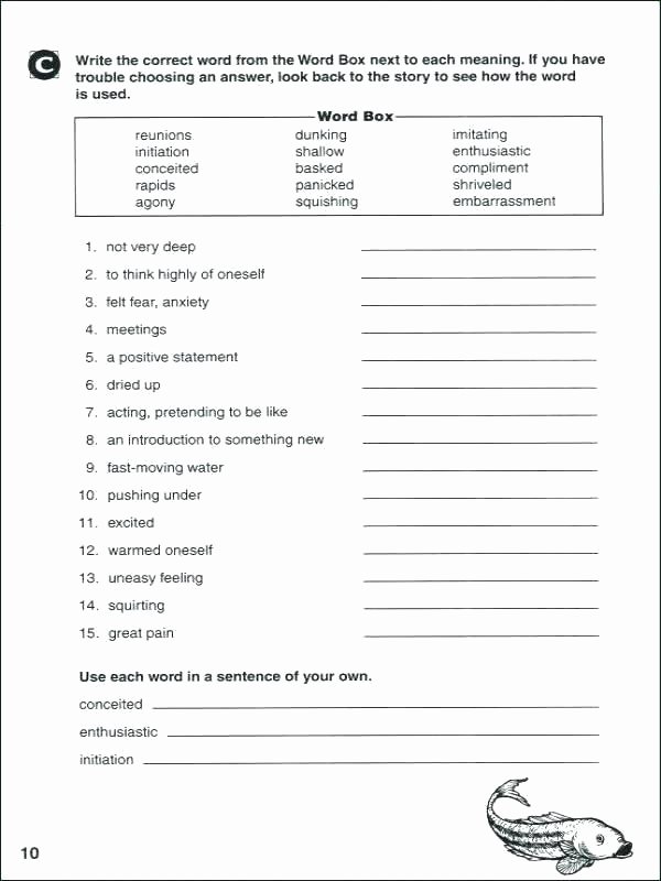 Free 7th Grade Reading Worksheets Free Grade Worksheets 7th Reading Prehension with Answers