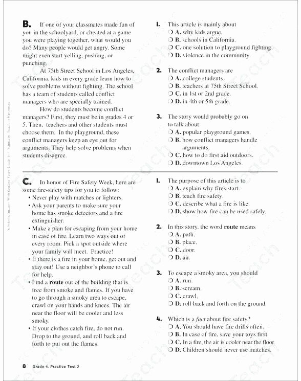 Free 7th Grade Reading Worksheets Grade Reading Worksheets Beautiful Activity Sheets for 7th