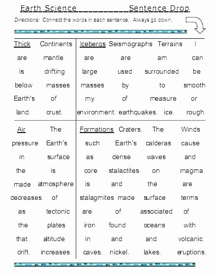 Free Earth Science Worksheets Free Printable High School Earth Science Worksheets
