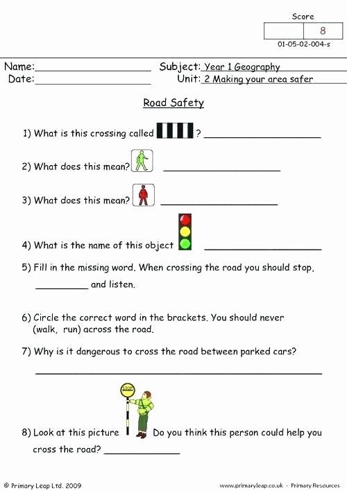 Free Fire Safety Worksheets Munity Signs Worksheets Free