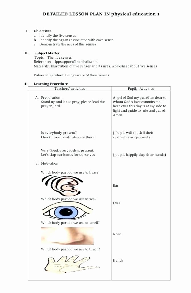 Free Five Senses Worksheets Homeschool Curriculum Free Worksheets Medium to Size