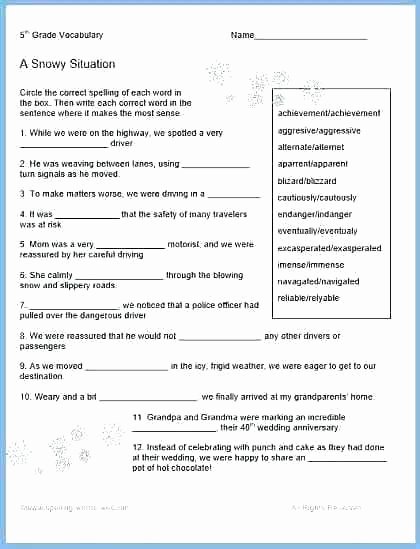 Free Fourth Grade Science Worksheets Printable Worksheets for 3rd Grade Vocabulary – Thanksteam