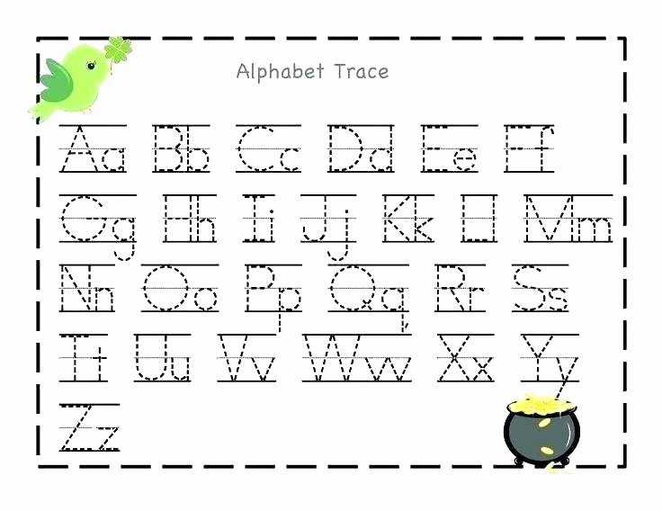 Free Letter Tracing Worksheets Pdf Alphabet Letters Worksheets Printable