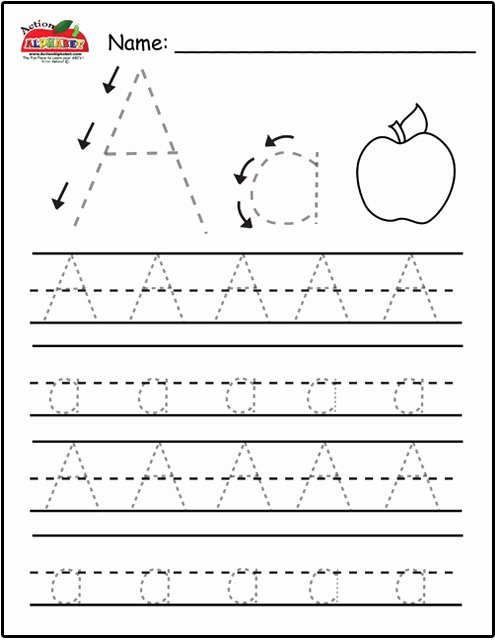 Free Letter Tracing Worksheets Pdf Preschool Alphabet Worksheets Pdf