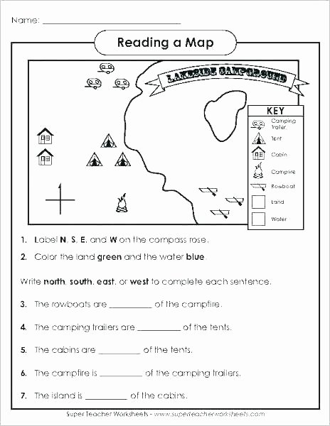 Free Map Skills Worksheets Kids Map Skills Worksheets social Stu S New Inference