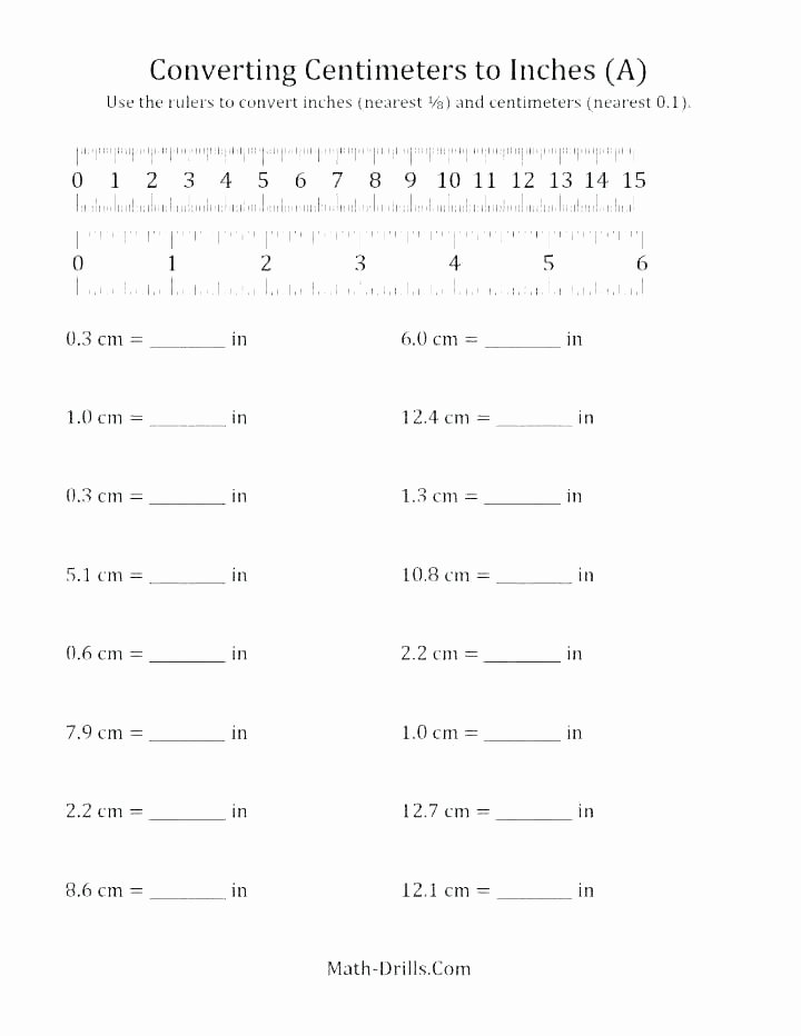 Free Measurement Worksheets Grade 1 2nd Grade Measurement Worksheets – Kcctalmavale