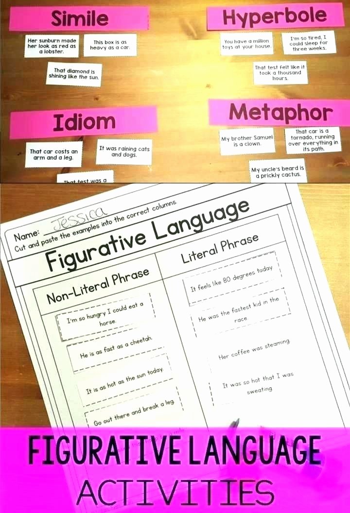 metaphor worksheets grade kids like similes worksheet figurative free figurative language worksheets 3rd grade activity sheets for figurative language