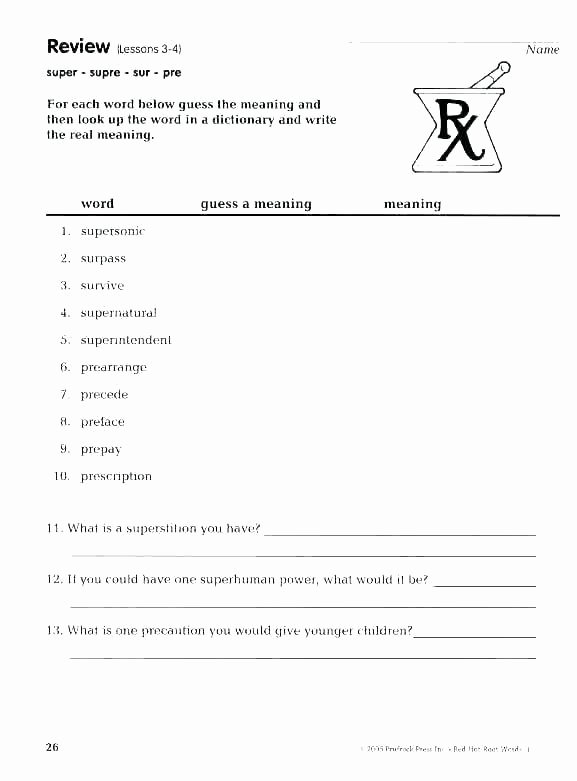 Free Prefix and Suffix Worksheet Prefix and Suffix Practice Worksheets – Trungcollection