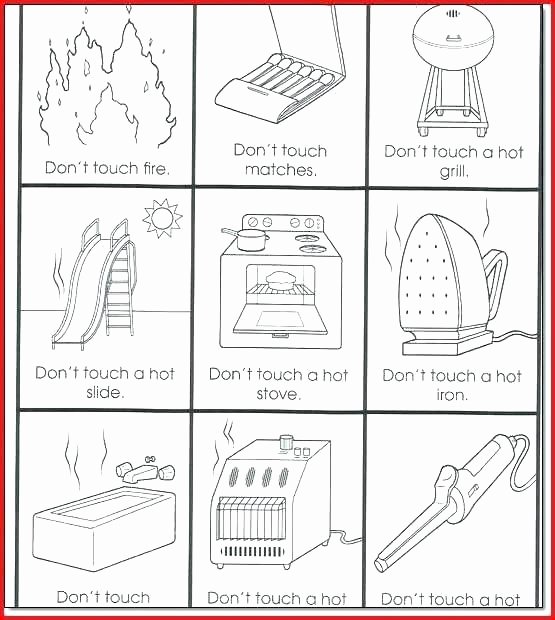 Free Printable Fire Safety Worksheets Lesson Plans Free Printable Safety Worksheets Preschool Fire