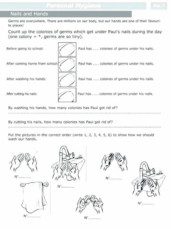 Free Printable Health Worksheets Free Health Worksheets for Elementary Students