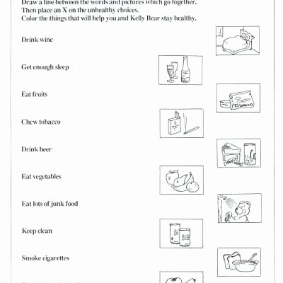 Free Printable Health Worksheets Free Printable Behavior Worksheets