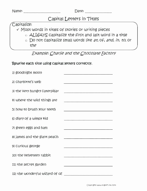 Free Printable Punctuation Worksheets Grammar Punctuation Worksheets
