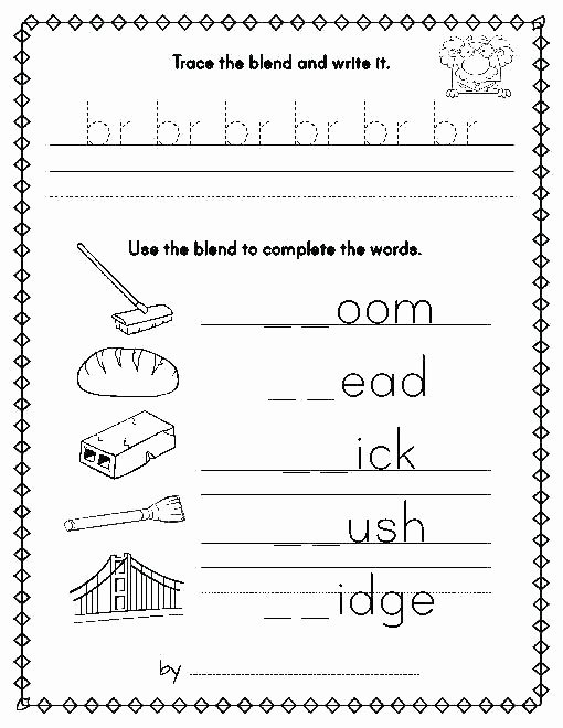 Free Printable R Blends Worksheets Beginning Consonants Free Worksheets