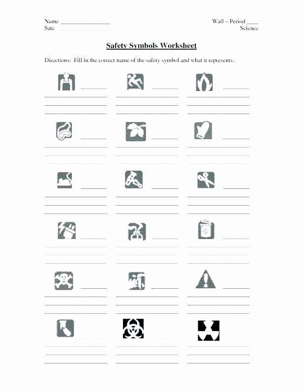 Free Printable Safety Signs Worksheets Beautiful Safety Signs Worksheets Free