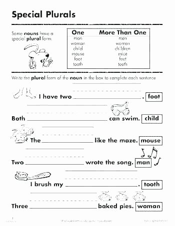 Free Proper Noun Worksheets Possessive Nouns Worksheets 3rd Grade Noun Name Singular and