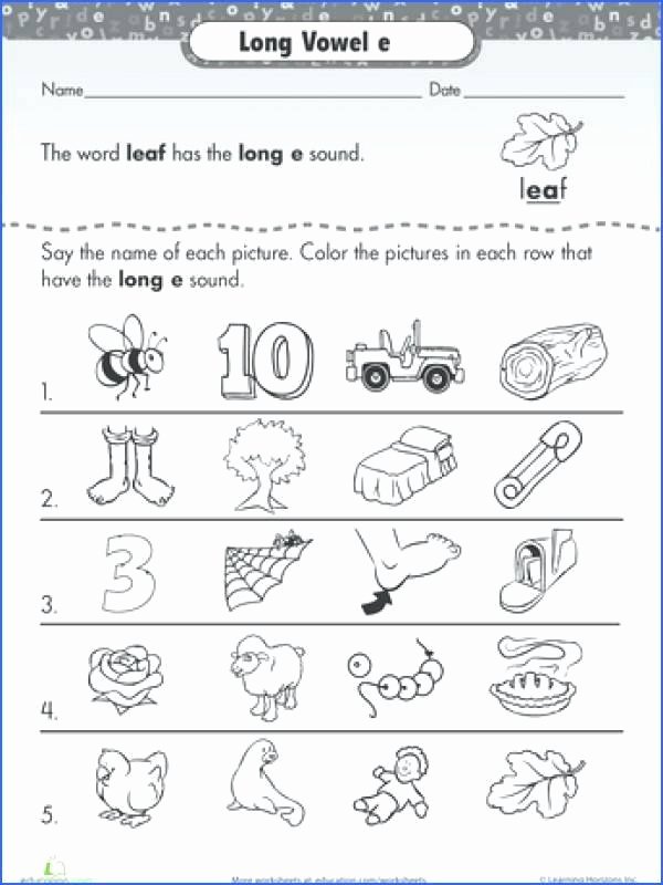 Free Silent E Worksheets Silent E Worksheets for Kindergarten