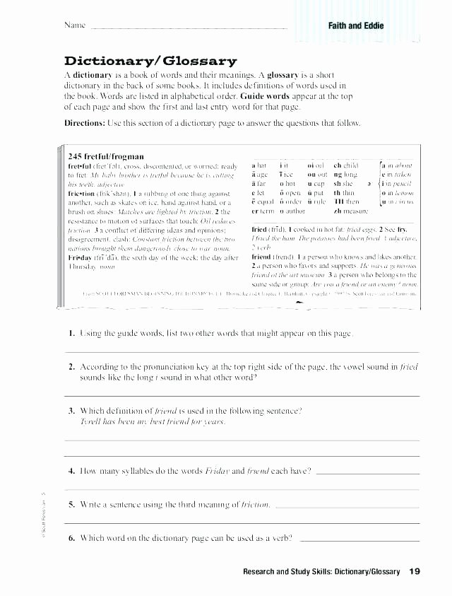 Free Study Skills Worksheets Dictionary Definition Template – Caseyroberts