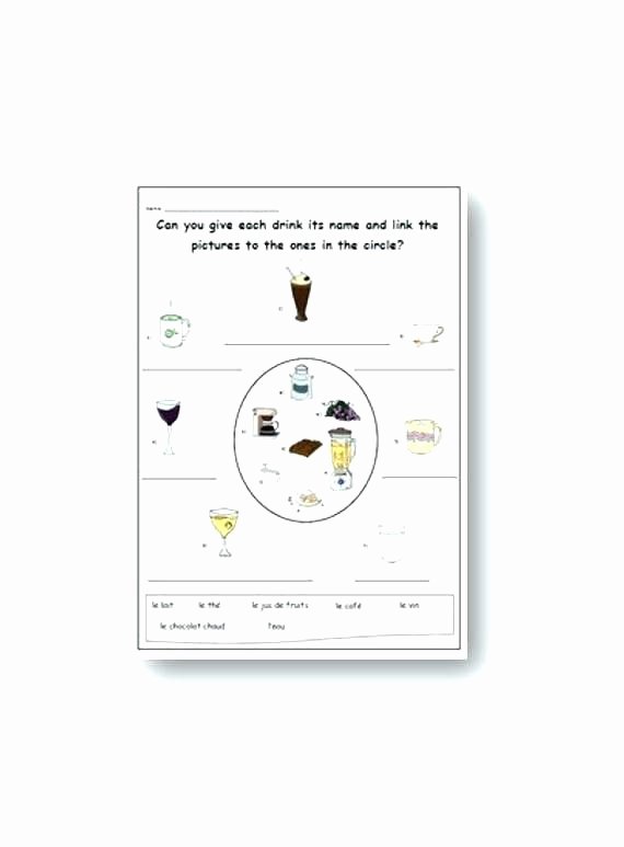 French Printable Worksheets Learning French for Kids Worksheets Worksheets for