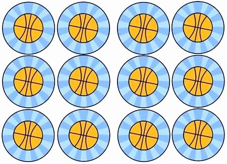 Frozen Cake toppers Printable Printable Basketball Cupcake toppers Template Mini Box