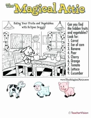 Fruits and Vegetables Worksheets Pdf 3rd Grade Health Worksheets