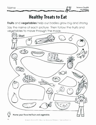 Fruits and Vegetables Worksheets Pdf 4th Grade Health Worksheets Birds Life Science Reading