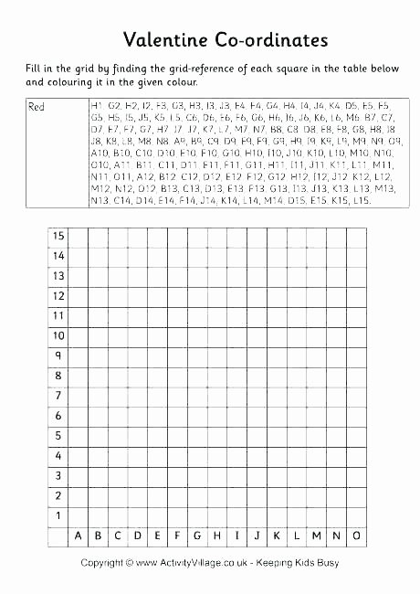 Fun Coordinate Plane Worksheets Beautiful Grid Map Worksheets 3rd Grade