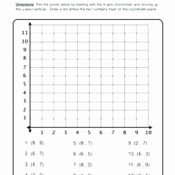 Fun Coordinate Plane Worksheets Unique Graphing ordered Pairs Picture Worksheets