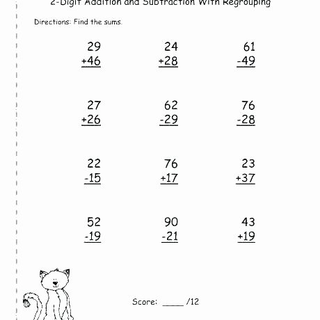 Fun Subtraction with Regrouping Worksheets 5 Digit Subtraction with Regrouping – Paperandcotton