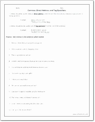Funny Comma Mistakes Worksheets Awesome Ma Worksheet 5 Have Fun Learning Punctuation Practise