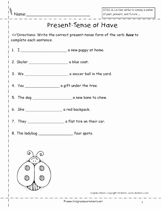 Future Tense Verbs Worksheet Past Tense Worksheets for Grade 4