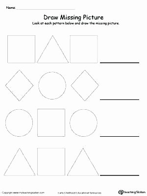 Geometric Shape Pattern Worksheets Free Printable Pattern Worksheets