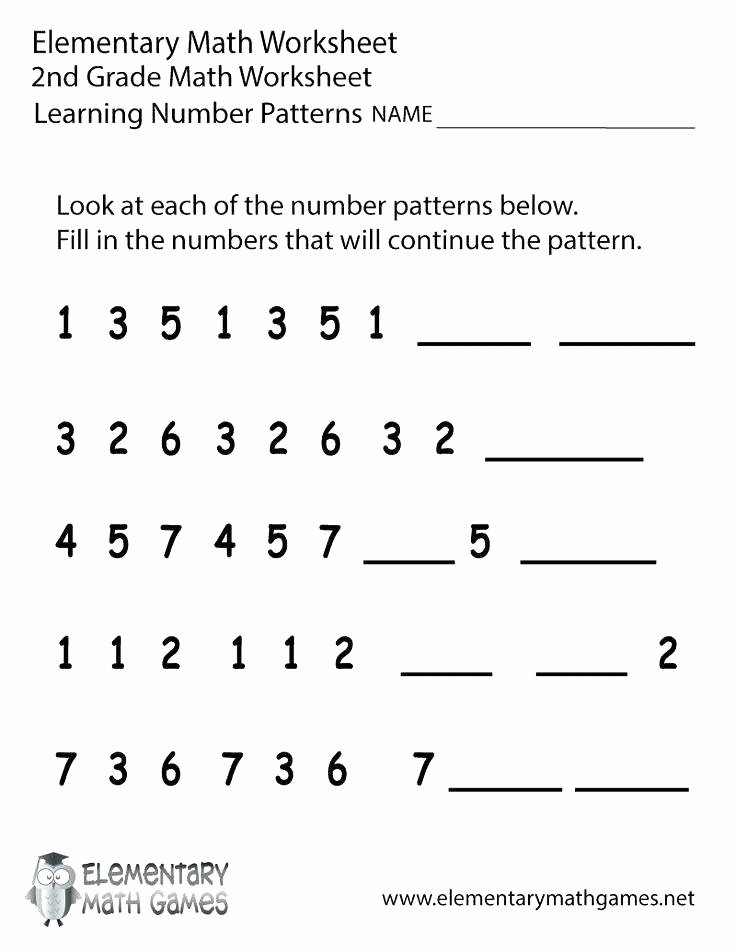 Geometric Shape Pattern Worksheets Pattern Worksheets Grade Free Printable Shape Patterns Math