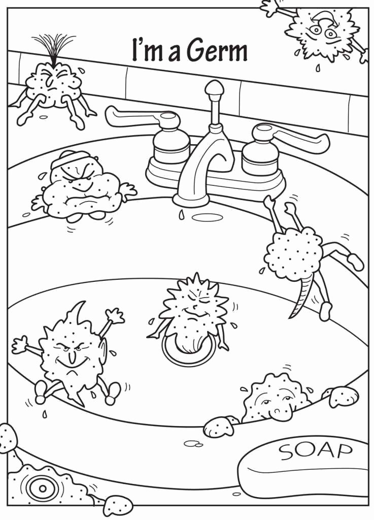 Germ Worksheets for First Grade Inspirational Germ Buster Coloring Pages – Nocn
