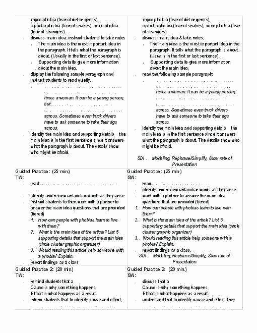 Germ Worksheets for First Grade Main Idea and Supporting Details Worksheets