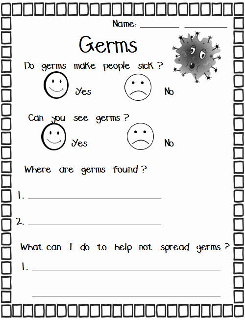 Germ Worksheets for First Grade Saima Rahman Saimarahman On Pinterest