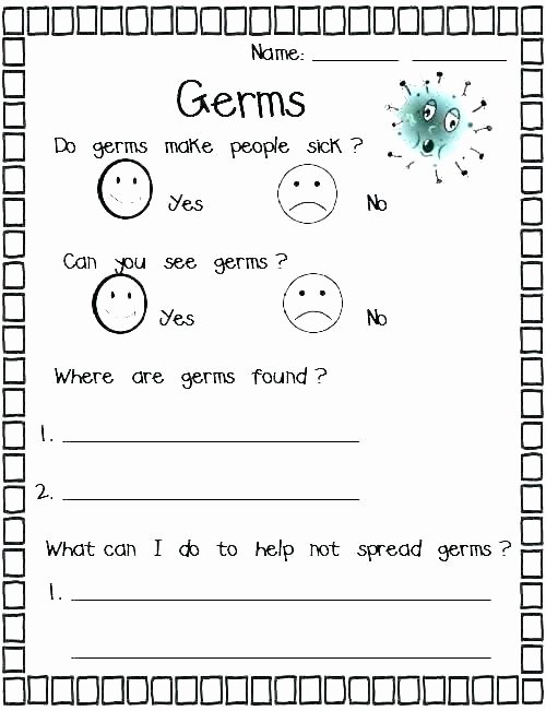 Germs Worksheets for Kindergarten Handwashing Coloring Page – Thishouseiscooking