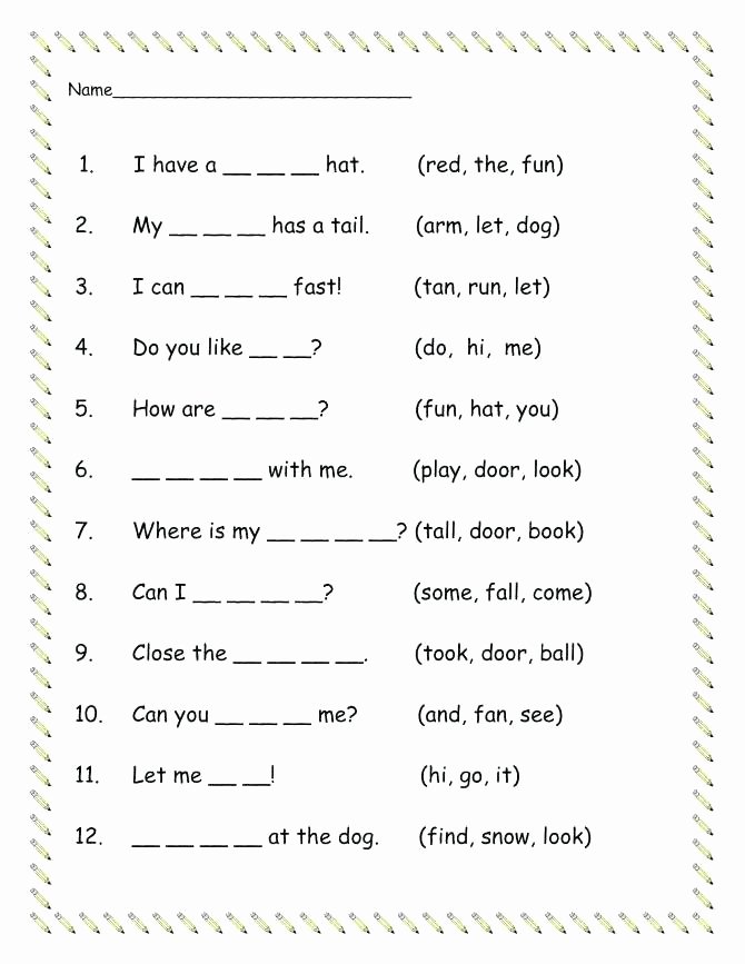 Grammar Worksheet 1st Grade First Grade Sentence Writing Worksheets
