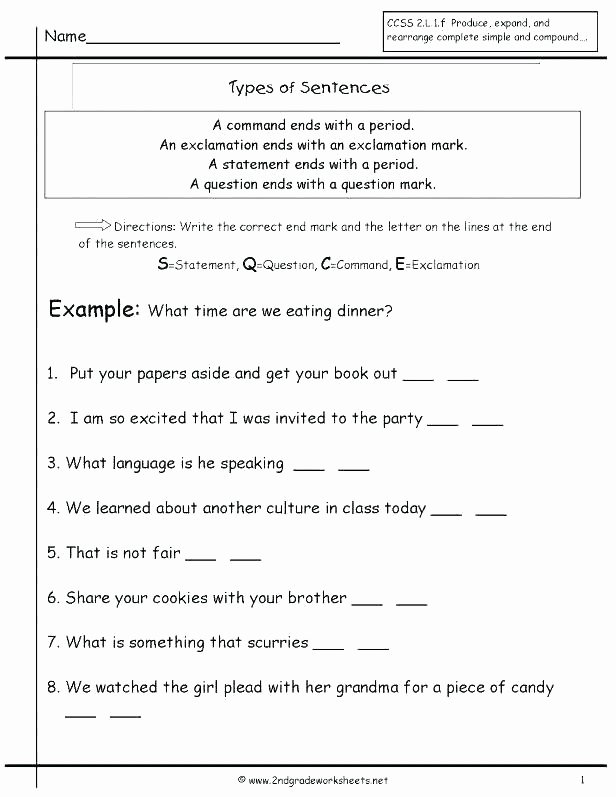 Grammar Worksheets Parallelism Answers Best Of 5th Grade Sentence Structure Worksheets First Culture Math