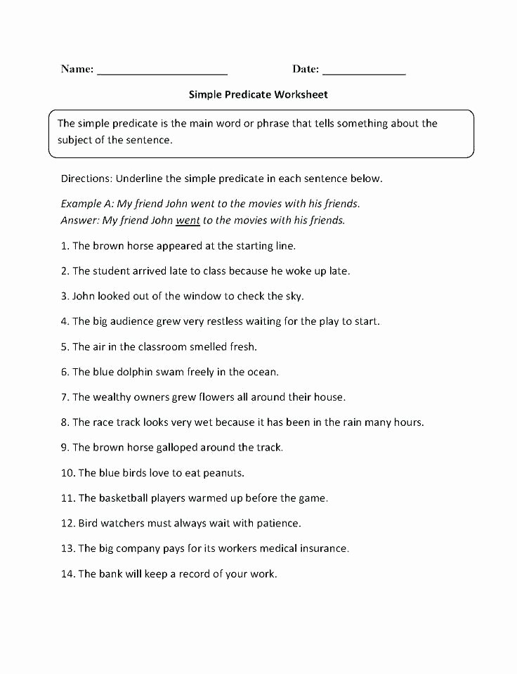 Grammar Worksheets Parallelism Answers Elegant Subject Verb Agreement Worksheets High School