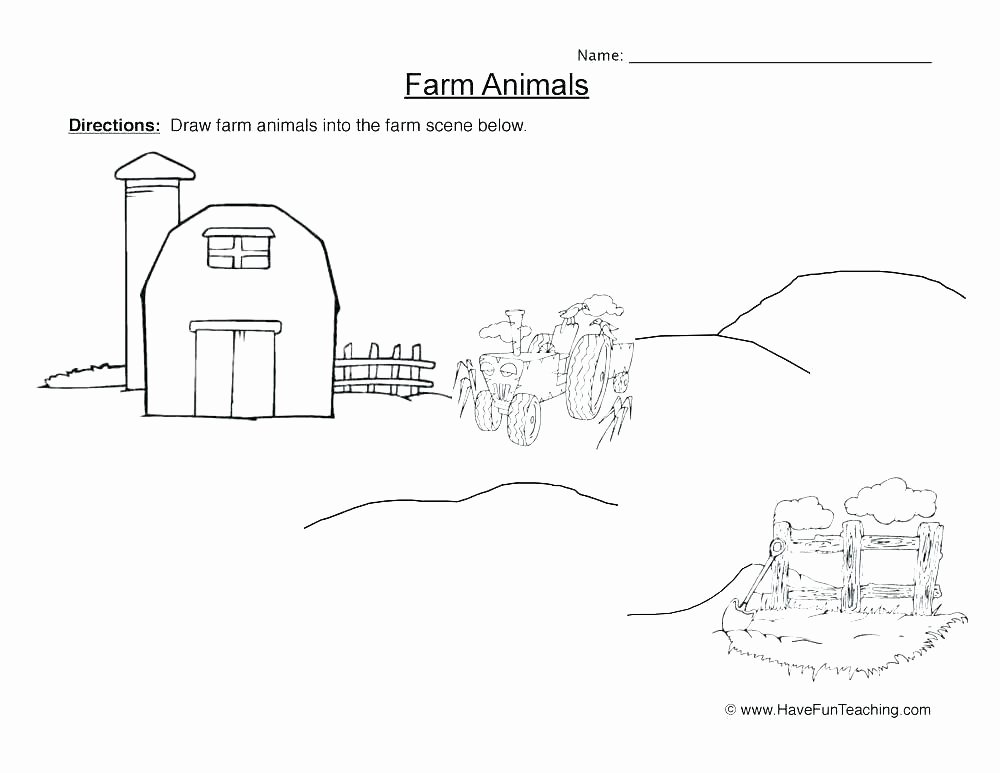 Habitat Worksheets for 1st Grade En Farm Animal Worksheets Zoo Worksheet for Needs First