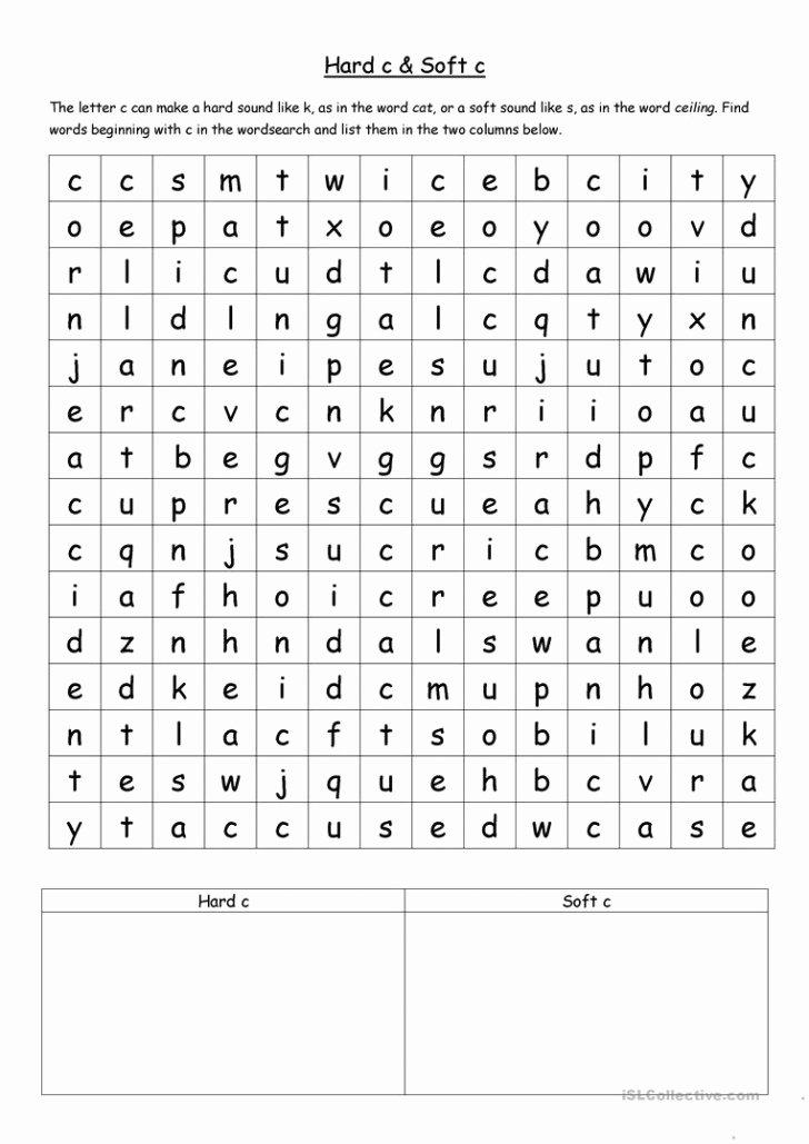 Hard and soft C Worksheets 044 Really Hard Free Printable Word Searches Fun Search Math