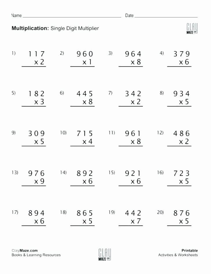 Hard Multiplication Worksheets 2 by 2 Multiplication – Eastcooperspeakeasy