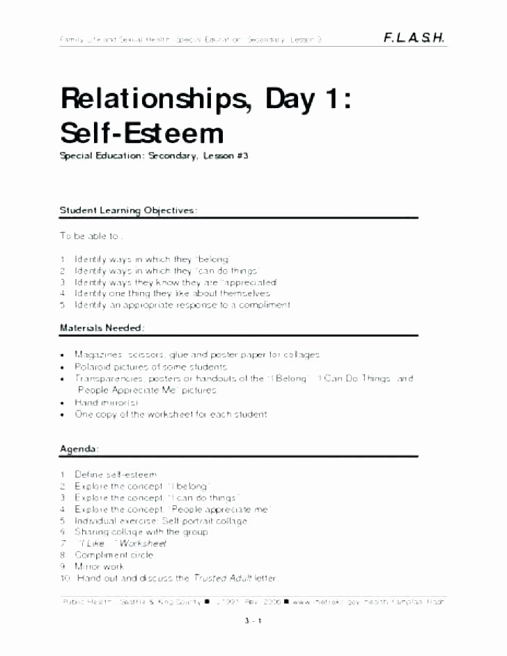 Healthy Family Relationships Worksheets Kids Free Printable History Rksheets for All and Grade Math