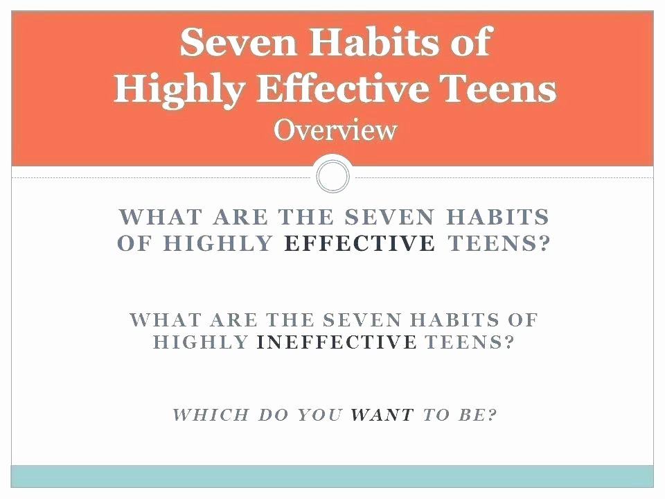 Healthy Relationships Worksheets 2 Seven Good Habits Worksheets Highly Effective Teens by